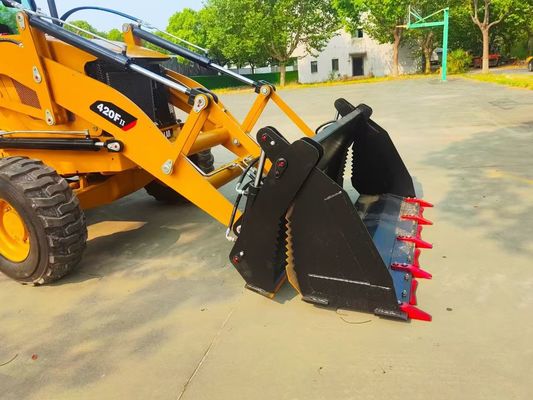 420F 사용 된 Caterpillar 배크호 로더 CAT 고속 에너지 효율