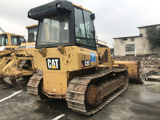 6 Way Blade 사용 된 크롤러 장착 ブルドーザー Caterpillar D5K XL 원색