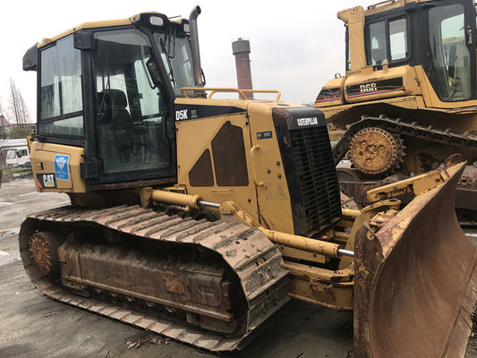 6 Way Blade 사용 된 크롤러 장착 ブルドーザー Caterpillar D5K XL 원색