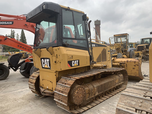6 Way Blade 사용 된 크롤러 장착 ブルドーザー Caterpillar D5K XL 원색
