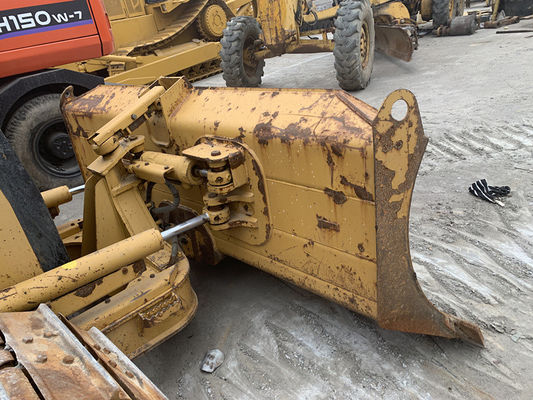 6 Way Blade 사용 된 크롤러 장착 ブルドーザー Caterpillar D5K XL 원색