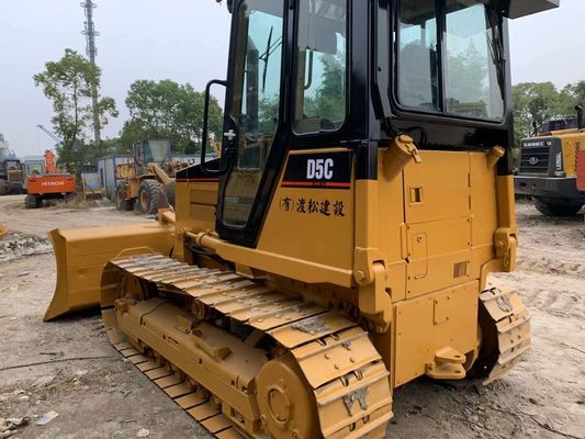 일본 오리지널 미니 중고용 볼도저 Caterpillar D5C XL 안정적인 작동