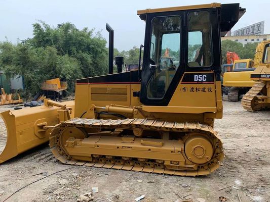 일본 오리지널 미니 중고용 볼도저 Caterpillar D5C XL 안정적인 작동
