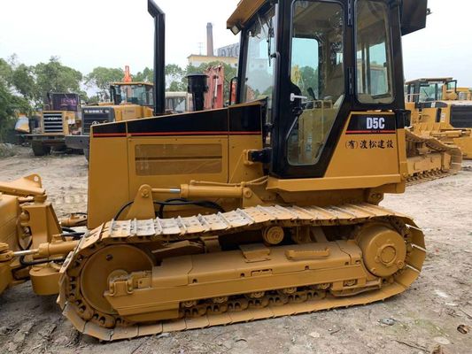 일본 오리지널 미니 중고용 볼도저 Caterpillar D5C XL 안정적인 작동