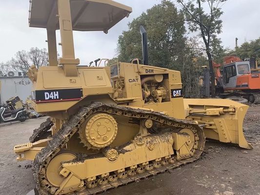사용 된 크롤러 CAT D4H 볼도저 재 페인트 색상 높은 드라이브 간편한 조작