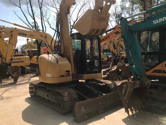 수압 크롤러 사용 된 CAT 308C 발굴기 일본 원본 간편한 유지보수