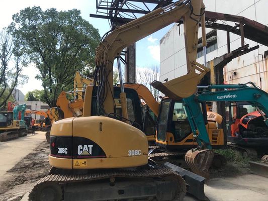 수압 크롤러 사용 된 CAT 308C 발굴기 일본 원본 간편한 유지보수