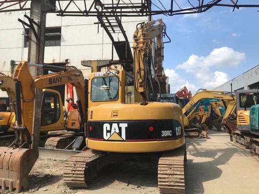 수압 크롤러 사용 된 CAT 308C 발굴기 일본 원본 간편한 유지보수