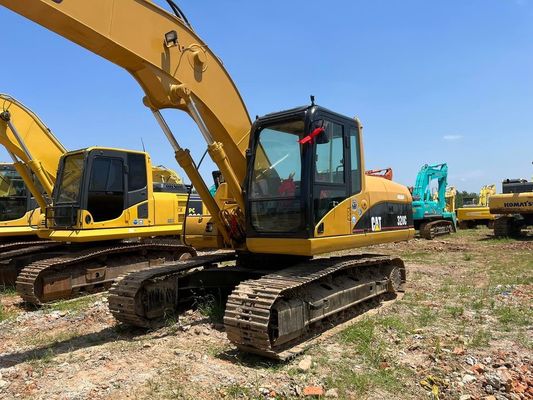 320C 사용 된 CAT 발굴기 Caterpillar 20톤 발굴기 안전 작업 일본