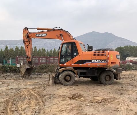 원래 색상 사용 된 도산 DH210W-7 바퀴 발굴기 좋은 상태 / 판매 된 도산 바퀴 발굴기