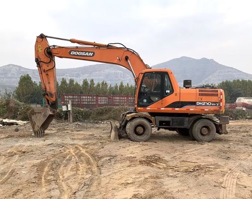 원래 색상 사용 된 도산 DH210W-7 바퀴 발굴기 좋은 상태 / 판매 된 도산 바퀴 발굴기