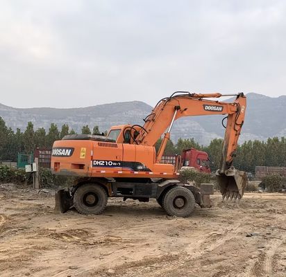원래 색상 사용 된 도산 DH210W-7 바퀴 발굴기 좋은 상태 / 판매 된 도산 바퀴 발굴기