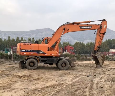 원래 색상 사용 된 도산 DH210W-7 바퀴 발굴기 좋은 상태 / 판매 된 도산 바퀴 발굴기