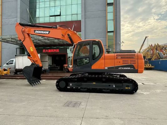 원본 한국 Doosan DX225LCA 사용 된 발굴기 장비 크롤러 유형