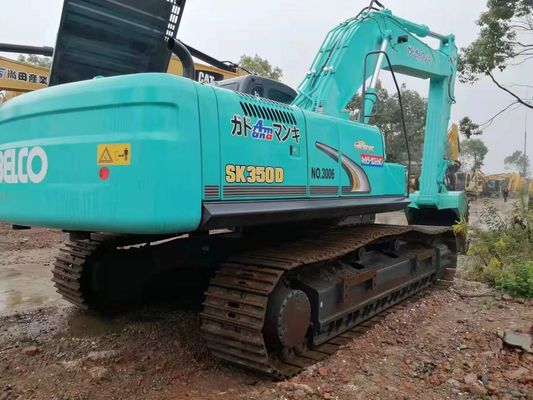 크롤러 사용 된 발굴기 Kobelco SK350-8 원본 페인트 35 톤 발굴기