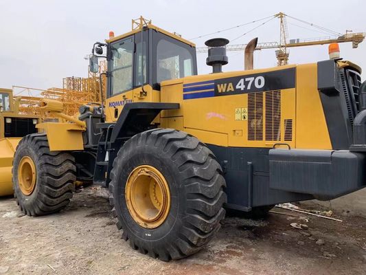 색상 재칠 사용 된 바퀴 로더 코마쓰 WA470-6 중고 로더