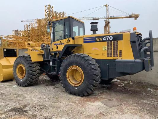 색상 재칠 사용 된 바퀴 로더 코마쓰 WA470-6 중고 로더