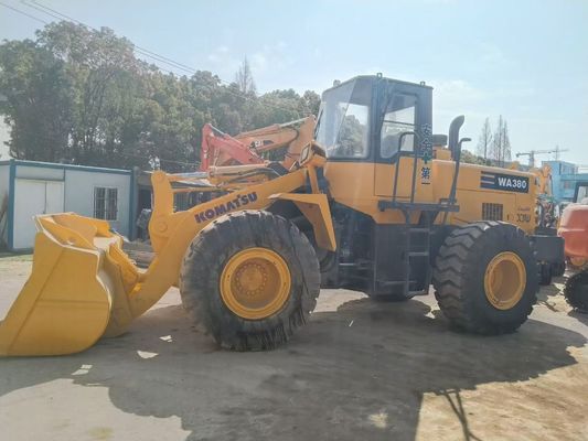 일본 WA380-3 사용 된 코마쓰 휠 로더 오래 지속 쉬운 유지 보수