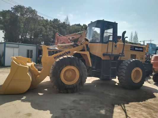 일본 WA380-3 사용 된 코마쓰 휠 로더 오래 지속 쉬운 유지 보수