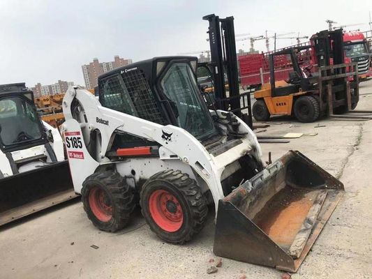 원래 색상 S185 사용 된 Bobcat 스키드 로더 안전 운영 좋은 상태