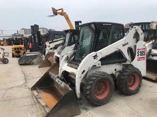 원래 색상 S185 사용 된 Bobcat 스키드 로더 안전 운영 좋은 상태