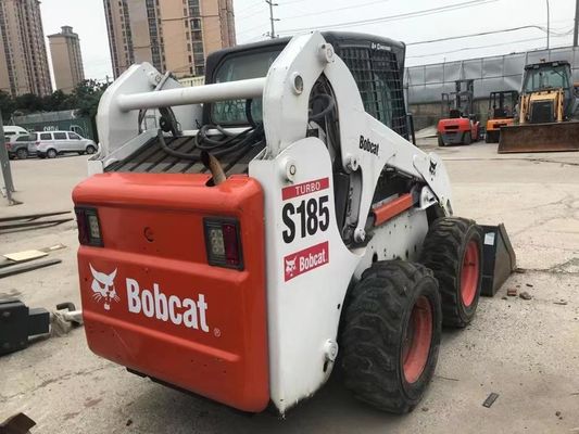 원래 색상 S185 사용 된 Bobcat 스키드 로더 안전 운영 좋은 상태