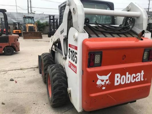 원래 색상 S185 사용 된 Bobcat 스키드 로더 안전 운영 좋은 상태