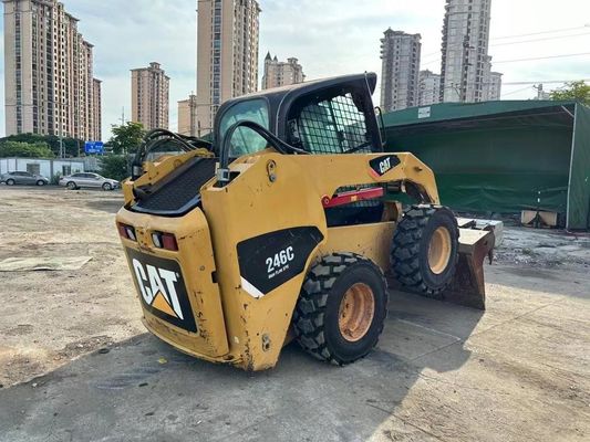 CAT 246C 원색 사용 된 스키드 스티어 로더 안전 및 정확성 좋은 상태