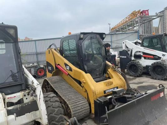 강력한 277C 사용 된 Caterpillar 스키드 스티어 연료 효율 좋은 상태