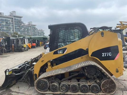 강력한 277C 사용 된 Caterpillar 스키드 스티어 연료 효율 좋은 상태
