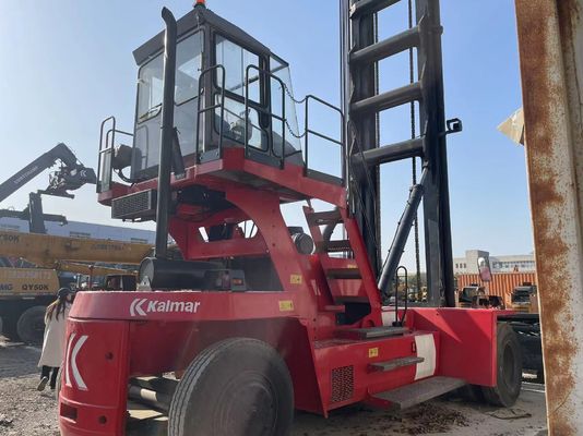 2018년 칼람 DCE80-45E7 중고용 포크리프트 트럭 연료 효율 고속