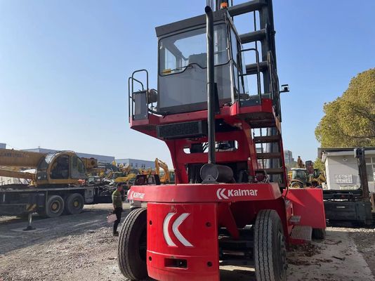 2018년 칼람 DCE80-45E7 중고용 포크리프트 트럭 연료 효율 고속
