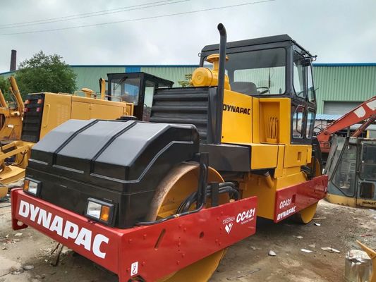 Dynapac CC421 사용 된 도로 롤러 더블 드럼 도로 롤러 고 생산성 스웨덴