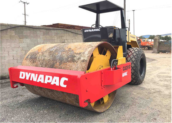 CA251D 진동 부드러운 드럼 사용 된 강력한 힘과 함께 Dynapac 롤러