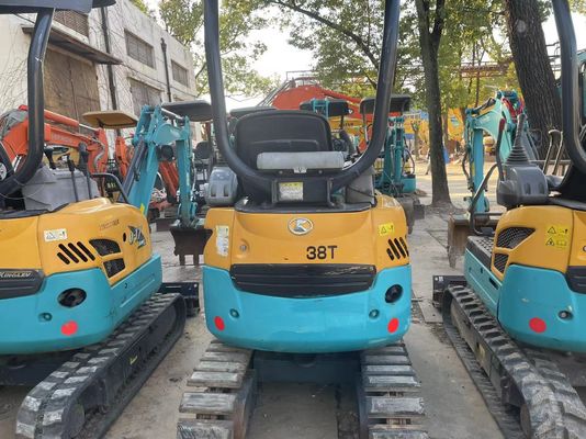 원래 색상 사용 된 Kobelco Excavator U17 실내 작업에 높은 효율성