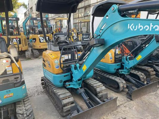 원래 색상 사용 된 Kobelco Excavator U17 실내 작업에 높은 효율성