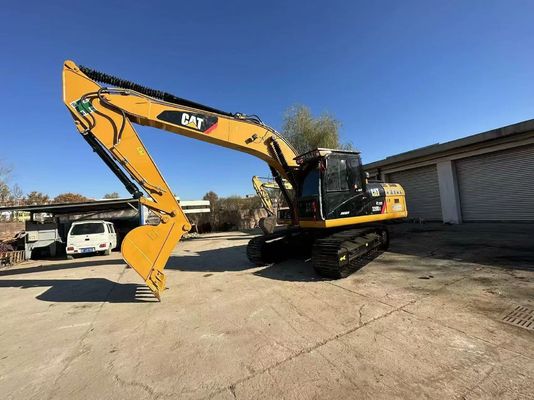 노란색 일본 원본 사용 된 CAT 발굴기 320D2 Caterpillar Crawler 발굴기