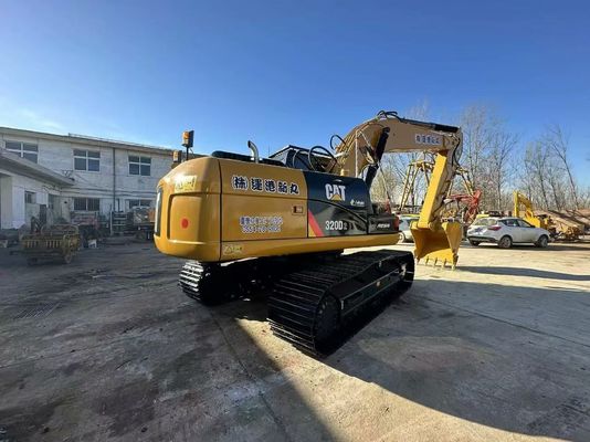 노란색 일본 원본 사용 된 CAT 발굴기 320D2 Caterpillar Crawler 발굴기