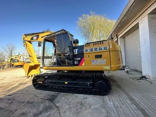 노란색 일본 원본 사용 된 CAT 발굴기 320D2 Caterpillar Crawler 발굴기
