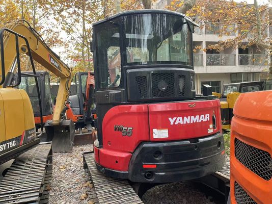 원본 일본 사용 된 Yanmar Vio55-5B 미니 발굴기 EPA 엔진 / 사용 된 Kubota 미니 발굴기 판매