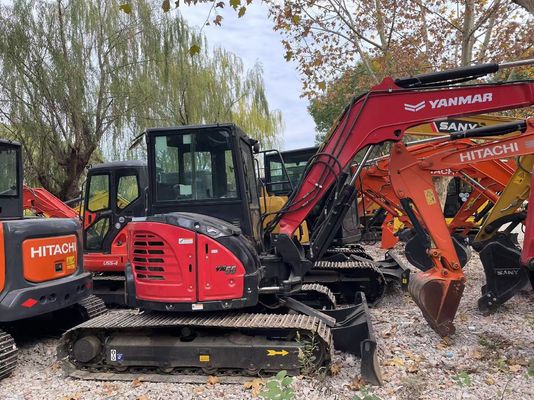 원본 일본 사용 된 Yanmar Vio55-5B 미니 발굴기 EPA 엔진 / 사용 된 Kubota 미니 발굴기 판매