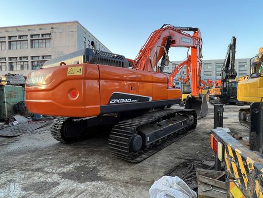 색상 재칠 사용 된 Doosan DX340LC-9C 크롤러 발굴기