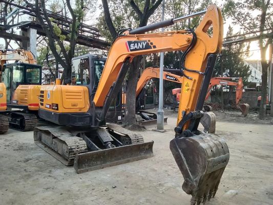 2020 년 사용 된 SANY SY60C-9 미니 크롤러 발굴기 원색