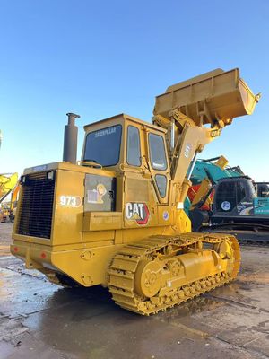 색상 재칠 사용 된 Caterpillar 973 크롤러 로더