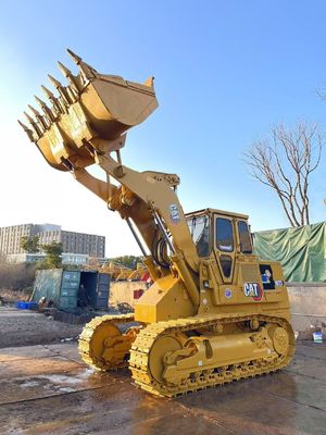 색상 재칠 사용 된 Caterpillar 973 크롤러 로더