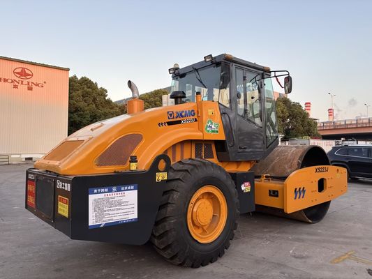 XCMG XS223J 단일 드럼 콤팩터 사용, 쉬운 조작 및 양호한 상태